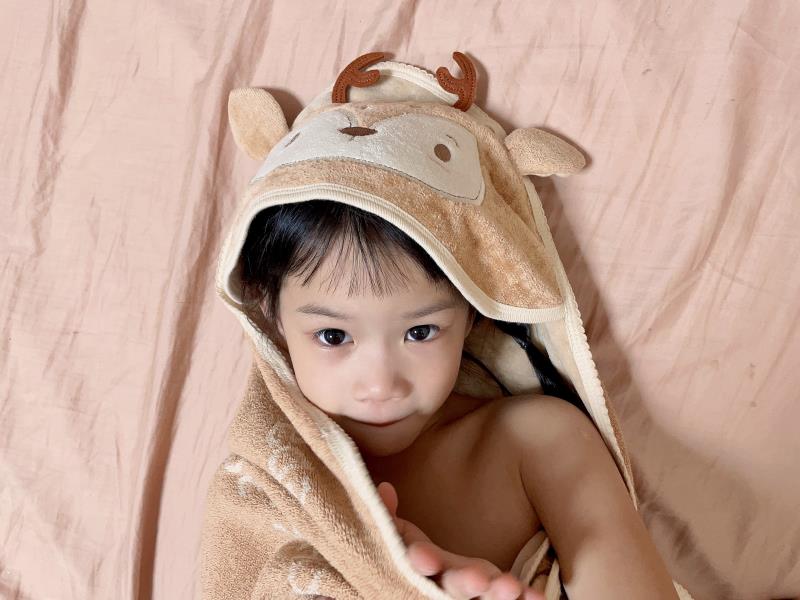 【SDS-SHOW】媽咪愛寶包有機棉圍裙式浴巾｜台灣製嬰兒有