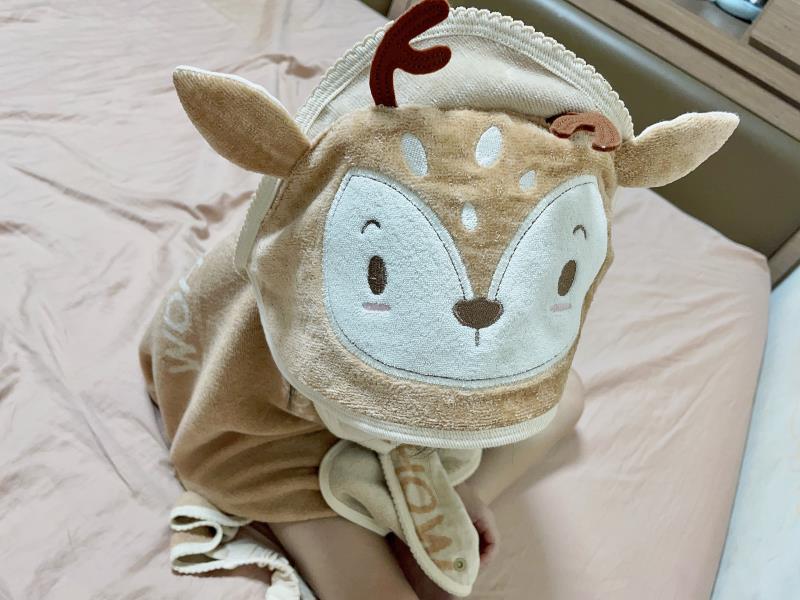 【SDS-SHOW】媽咪愛寶包有機棉圍裙式浴巾｜台灣製嬰兒有