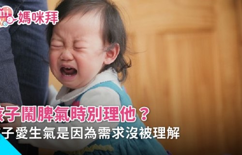 「不要理他，他等一下就好了」 孩子愛生氣是因為需求沒被理解｜mamibuy精選好文 媽咪拜mamibuy