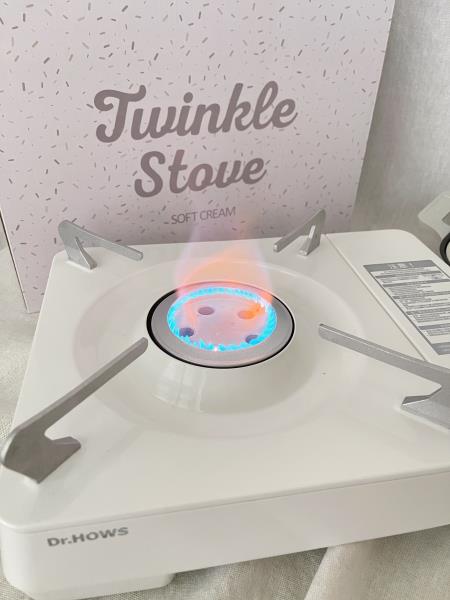 Dr. Hows Twinkle Gas Stove - Soft Cream