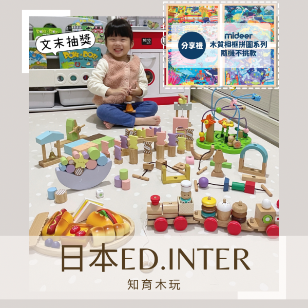 【團購】日本Ed.Inter 知育木玩 讓小朋友從玩樂中學習