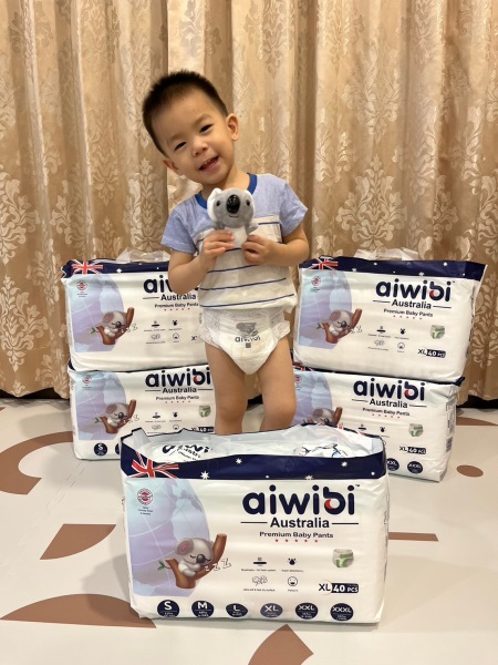 【Aiwibi愛薇彼尿布】輕薄 吸水力及透氣性佳 安穩睡過夜