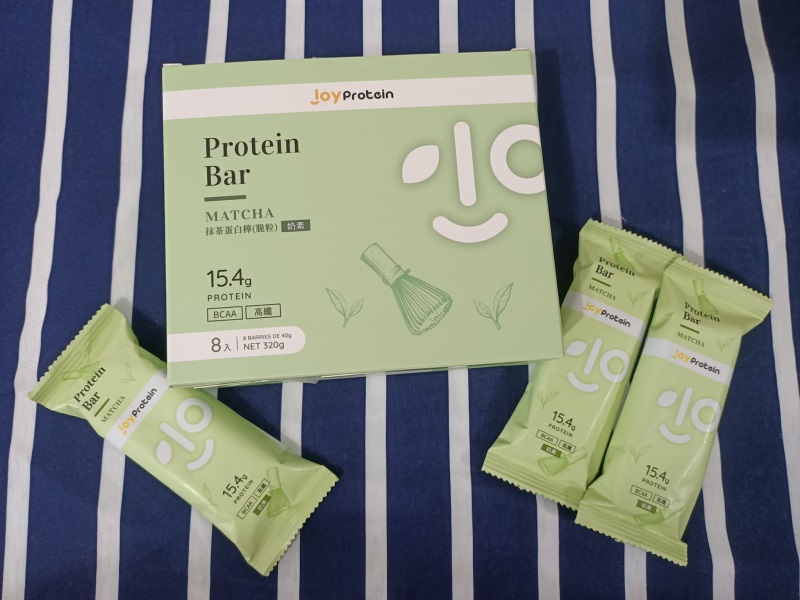 低熱量高蛋白質推薦【JoyProtein】抹茶蛋白棒-口味多