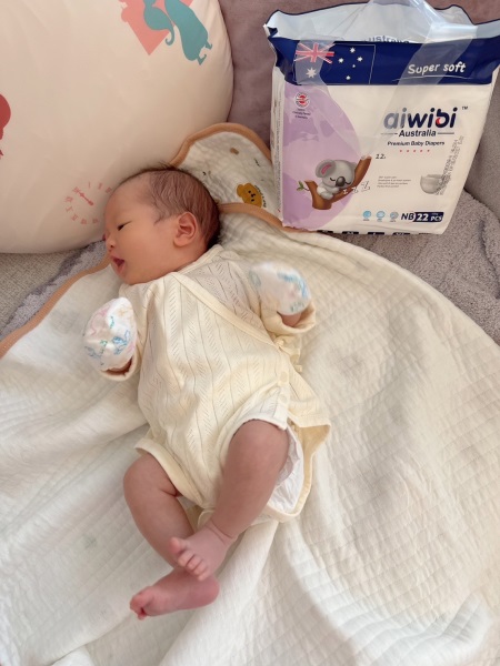 新手爸媽必備！Aiwibi 愛薇彼零觸感瞬吸尿布👶🏻💛寶寶安