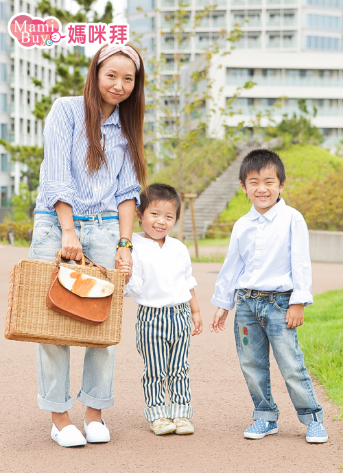 日本時尚親子雜誌hugmug揭露三人組の親子穿搭 媽咪拜mamibuy